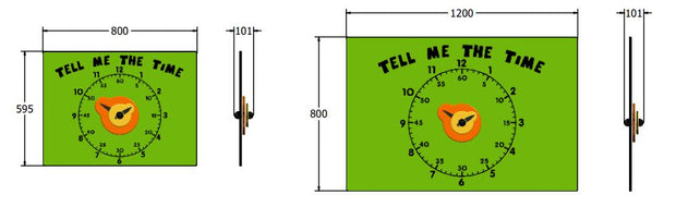 Tell Me The Time Wall Panel 800 x 595mm