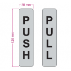 Push/Pull Gate Stickers