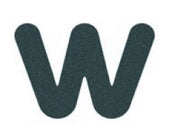 Letters Uppercase W - 2D Wet Pour Graphics