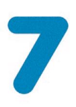 Numbers 7 - 2D Wet Pour Graphics