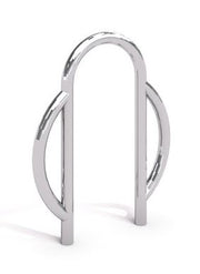 Stainless Steel Bicycle Rack 08 - 0.60 x 0.12 x 0.80m