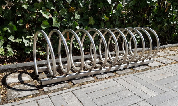 Stainless Steel Bicycle Rack 14 - 1.40 x 0.33 x 0.33m