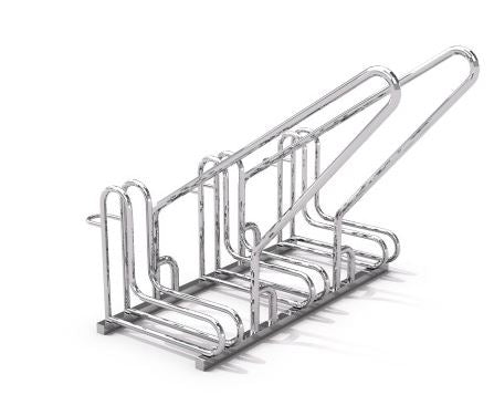 Stainless Steel Bicycle Rack 15 - 0.96 x 0.53 x 0.45m
