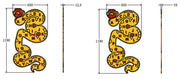 Alphabet Snake HDPE Wall Panel 650 x 1190mm