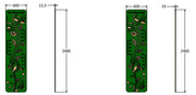 Beanstalk How Tall Are You - HDPE Play Panel - 600 x 2400 x 12.5mm