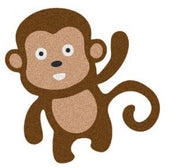 TRIP TO THE ZOO - Monkey 2D Wet Pour Graphics