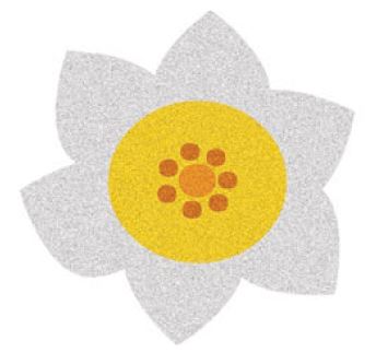 FLOWER GARDEN - Daffodil 2D Wet Pour Graphics