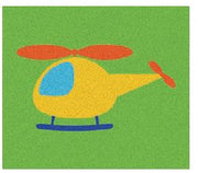 Helicopter 2D Wet Pour Graphics