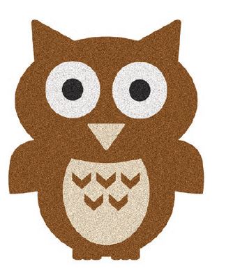 Owl 2D Wet Pour Graphics