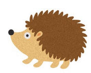 Hedgehog 2D Wet Pour Graphics