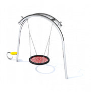 Stainless Steel Birds Nest Swing with Bench