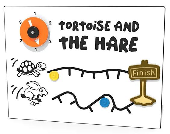 Tortoise & The Hare HDPE Play Panel 800 x 595mm