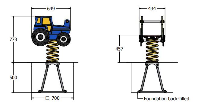 Tractor Sit In Spring Rider – GB Sport & Leisure