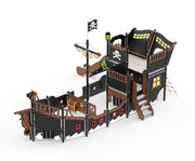Large Pirate Ship (1) Multi Play Unit with stairs and slide